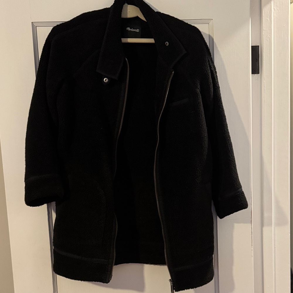 Madewell Black Teddy Jacket
